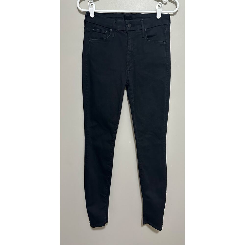 MOTHER The Looker Skinny Jeans in Not Guilty in Black Size 27 - Picture 2 of 10